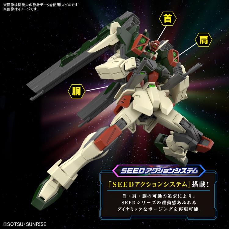 Mobile Suit Gundam SEED Freedom HGCE ZGMF-103HD Lightning Buster Gundam 1/144 Scale Model Kit Gallery Image 10