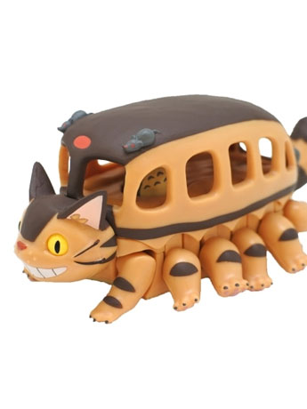 My Neighbor Totoro Pull Back Collection Cat Bus with Totoro Figure Gallery Image 2