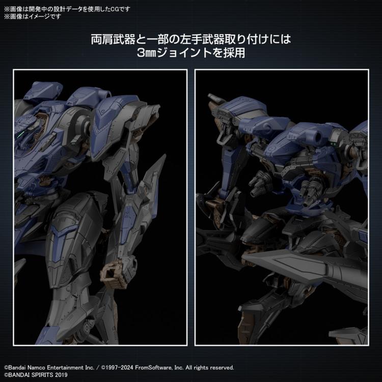 Armored Core VI: Fires of Rubicon 30 Minutes Missions Schneider Nachtreiher/40E Steel Haze Model Kit Gallery Image 14