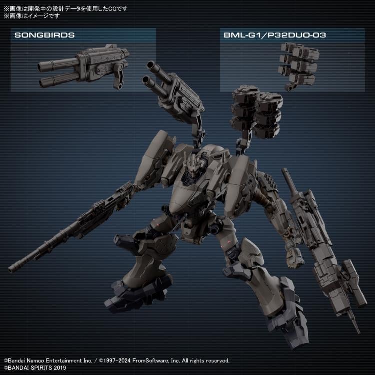 Armored Core VI: Fires of Rubicon 30 Minutes Missions RaD CC-2000 Orbiter Nightfall Model Kit Gallery Image 16