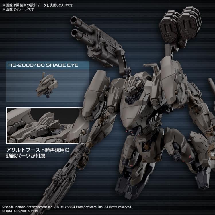 Armored Core VI: Fires of Rubicon 30 Minutes Missions RaD CC-2000 Orbiter Nightfall Model Kit Gallery Image 13