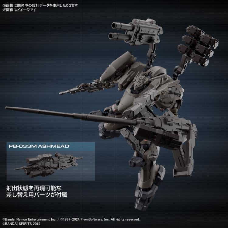 Armored Core VI: Fires of Rubicon 30 Minutes Missions RaD CC-2000 Orbiter Nightfall Model Kit Gallery Image 15