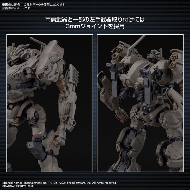 Armored Core VI: Fires of Rubicon 30 Minutes Missions RaD CC-2000 Orbiter Nightfall Model Kit Gallery Image 17