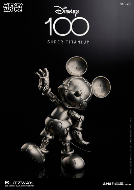 Disney 100th Anniversary Super Titanium Mickey Mouse Limited Edition Action Figure Gallery Image 3