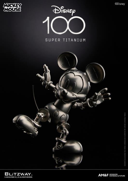 Disney 100th Anniversary Super Titanium Mickey Mouse Limited Edition Action Figure Gallery Image 6