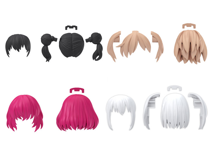 30 Minutes Sisters Option Hair Style Parts Vol.10 Set of 4 Accessory Kits Gallery Image 1