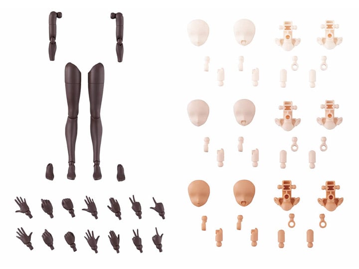 30 Minutes Sisters Option Body Parts Arm & Leg Parts (Brown) Gallery Image 1