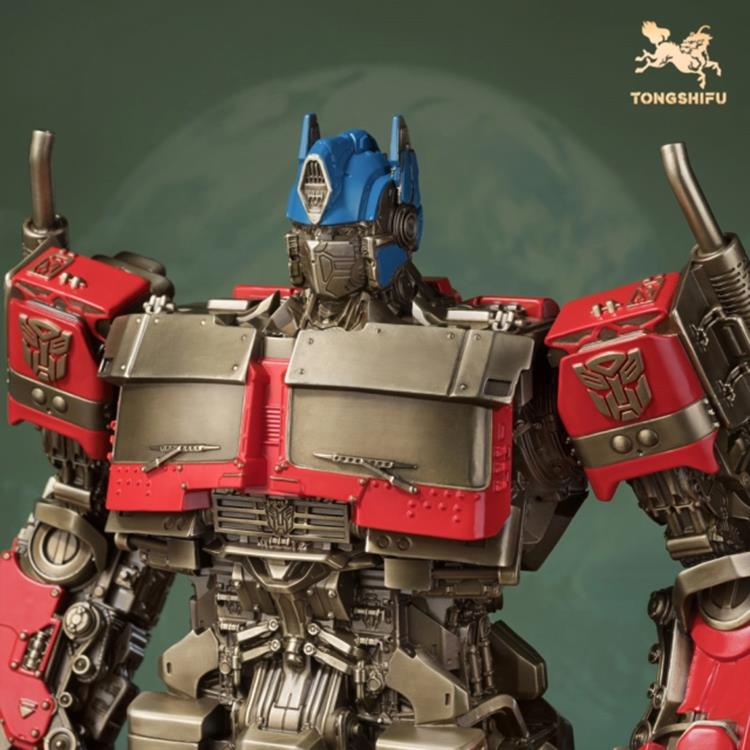 Transformers: Rise of the Beasts Optimus Prime Brass Statue (Large) Gallery Image 5