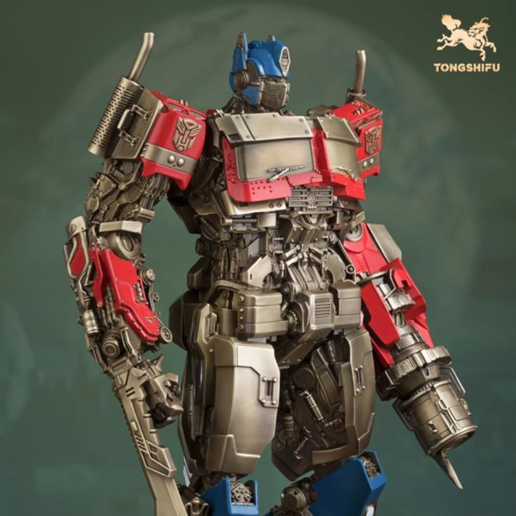 Transformers: Rise of the Beasts Optimus Prime Brass Statue (Large) Gallery Image 4