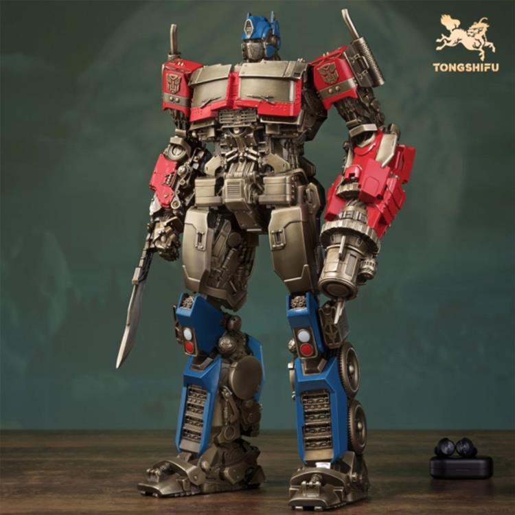 Transformers: Rise of the Beasts Optimus Prime Brass Statue (Large) Gallery Image 3