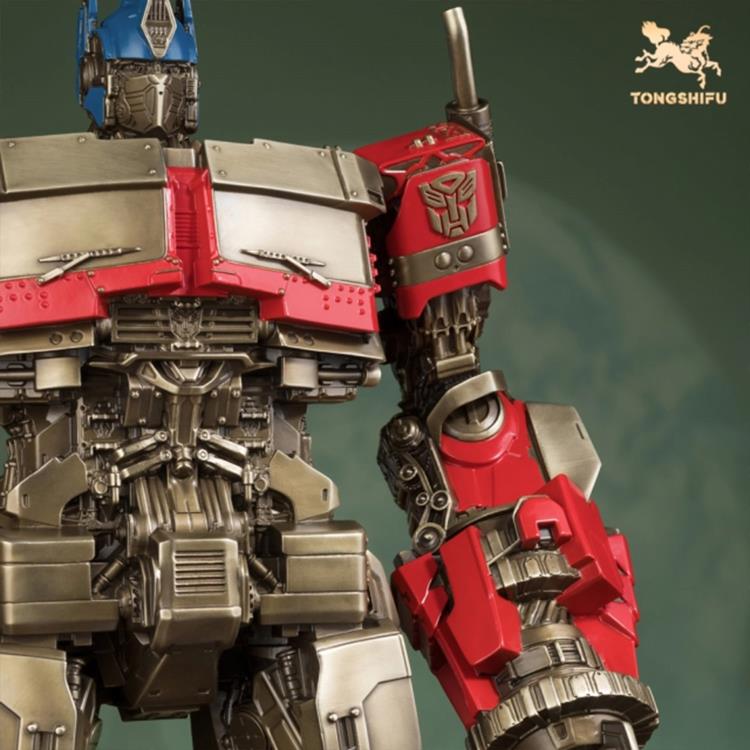 Transformers: Rise of the Beasts Optimus Prime Brass Statue (Large) Gallery Image 6