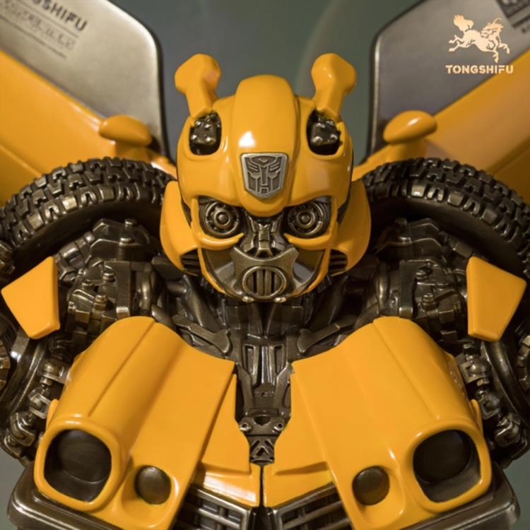 Transformers: Rise of the Beasts Bumblebee Brass Statue (Small) Gallery Image 5