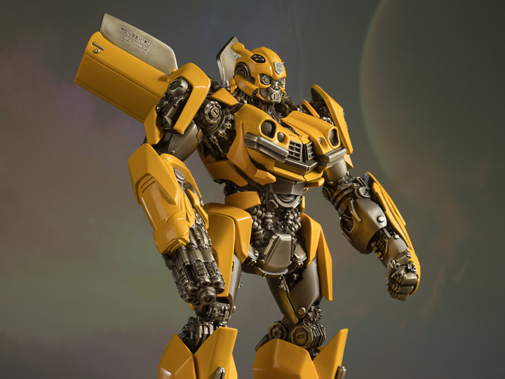 Transformers: Rise of the Beasts Bumblebee Brass Statue (Small) Gallery Image 1