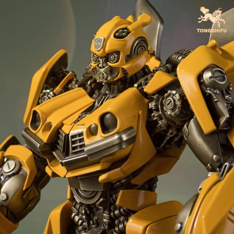 Transformers: Rise of the Beasts Bumblebee Brass Statue (Small) Gallery Image 4