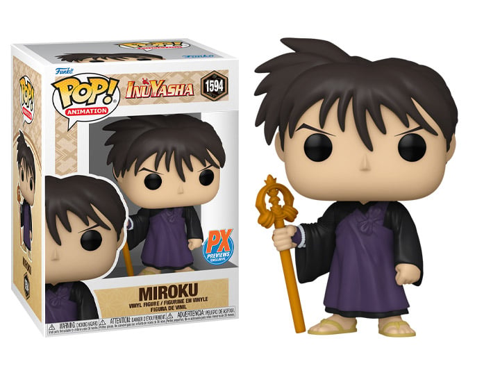 Pop! Animation: InuYasha - Miroku PX Previews Limited Edition