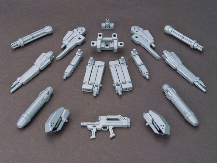 Gundam Build Fighters Try Option Parts Set Gunpla 07 Powered Arms Powereder 1/144 Scale Accessory Set Gallery Image 1