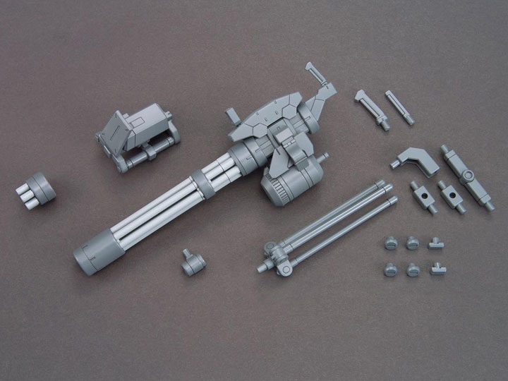 Gundam Build Fighters Option Parts Set Gunpla 09 Giant Gatling 1/144 Scale Accessory Set Gallery Image 1