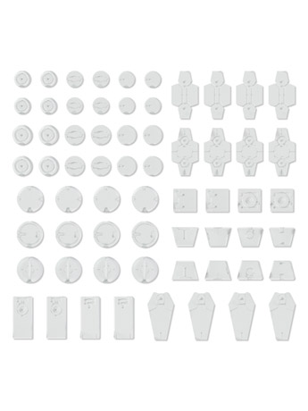 30 Minutes Missions Customize Material Decoration Parts 1 (White) 1/144 Scale Accessory Set Gallery Image 2