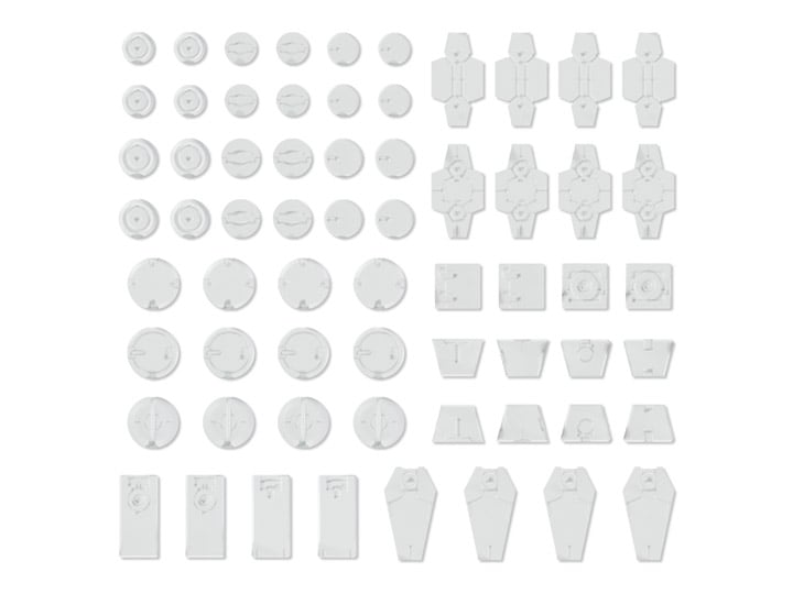 30 Minutes Missions Customize Material Decoration Parts 1 (White) 1/144 Scale Accessory Set Gallery Image 1