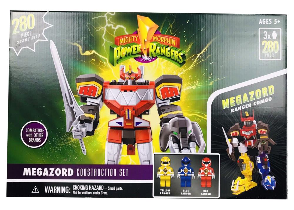 Mighty Morphin Power Rangers Set of 2 Building Kits