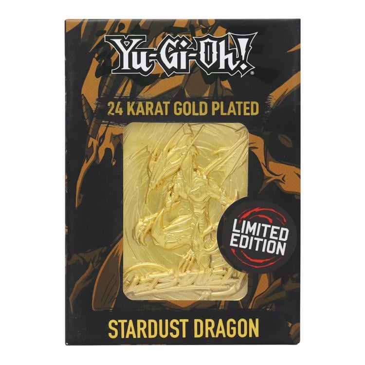 Yu-Gi-Oh! Stardust Dragon (Gold Plated) Limited Edition Metal Card
