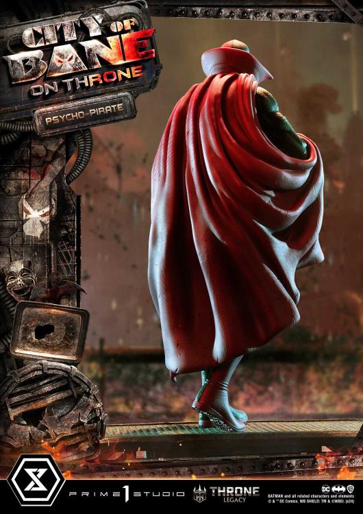 Batman: City of Bane Throne Legacy Collection Psycho-Pirate 1/4 Scale Statue Gallery Image 14