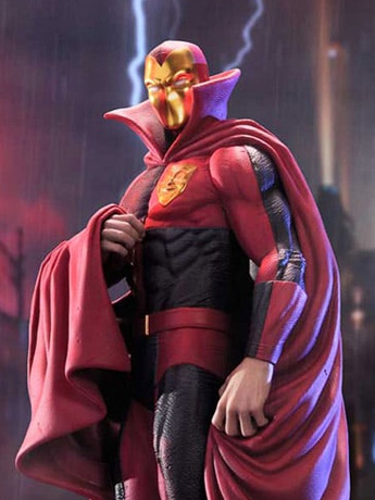 Batman: City of Bane Throne Legacy Collection Psycho-Pirate 1/4 Scale Statue Gallery Image 2