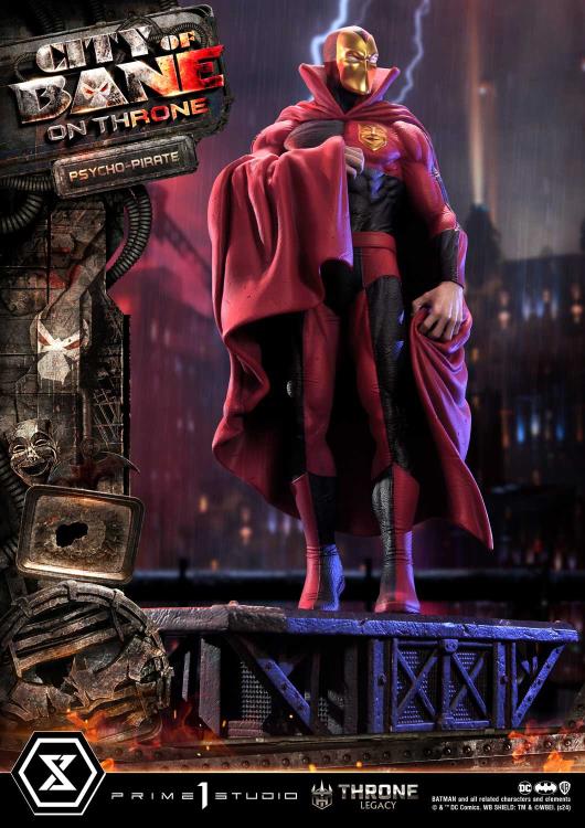 Batman: City of Bane Throne Legacy Collection Psycho-Pirate 1/4 Scale Statue Gallery Image 6