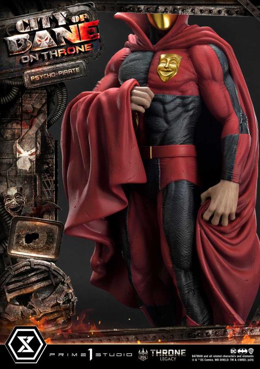 Batman: City of Bane Throne Legacy Collection Psycho-Pirate 1/4 Scale Statue Gallery Image 31