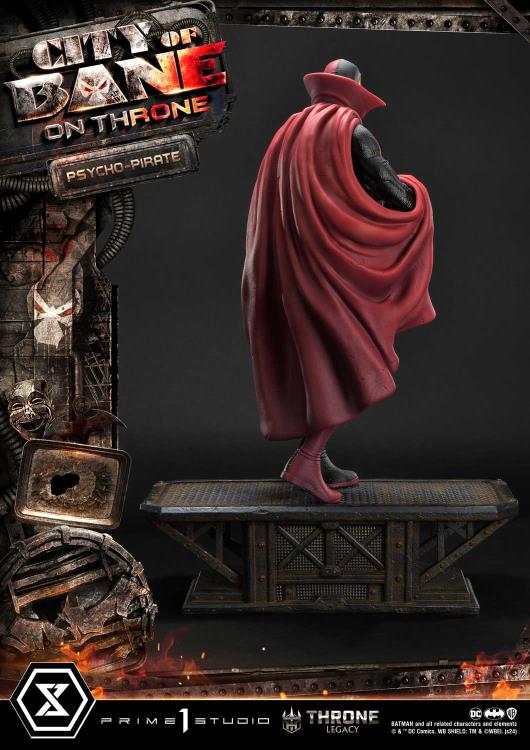 Batman: City of Bane Throne Legacy Collection Psycho-Pirate 1/4 Scale Statue Gallery Image 25