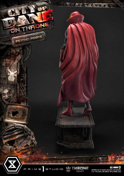 Batman: City of Bane Throne Legacy Collection Psycho-Pirate 1/4 Scale Statue Gallery Image 24