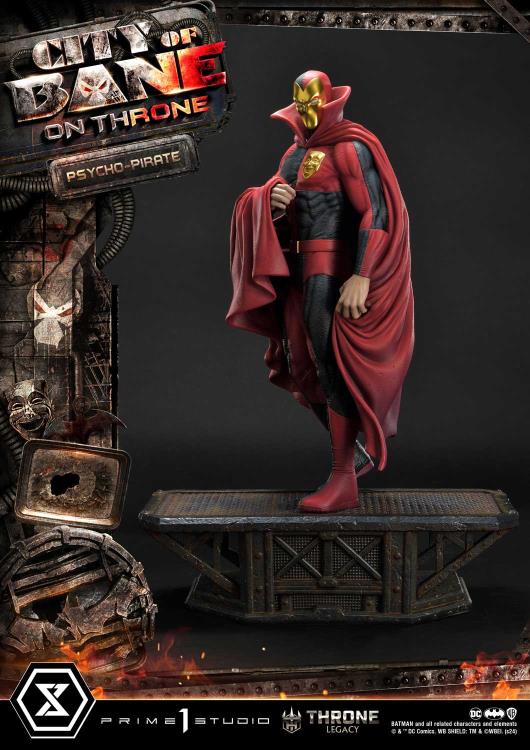 Batman: City of Bane Throne Legacy Collection Psycho-Pirate 1/4 Scale Statue Gallery Image 23
