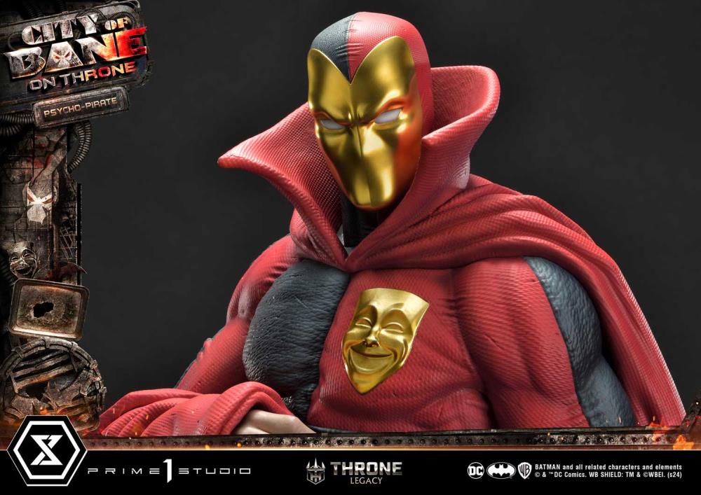 Batman: City of Bane Throne Legacy Collection Psycho-Pirate 1/4 Scale Statue Gallery Image 28