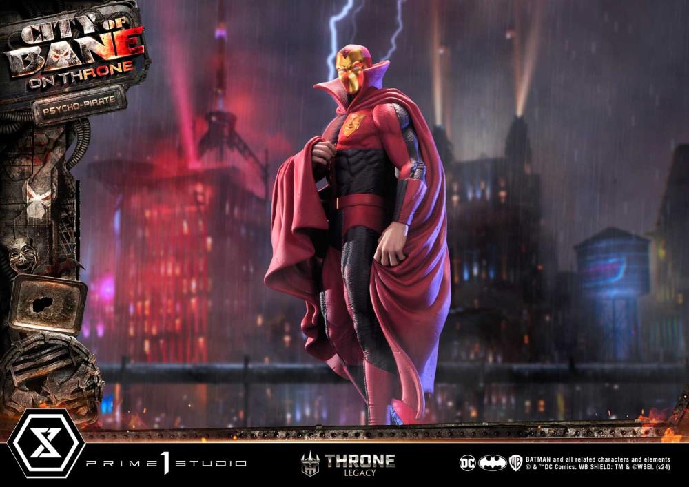 Batman: City of Bane Throne Legacy Collection Psycho-Pirate 1/4 Scale Statue Gallery Image 3
