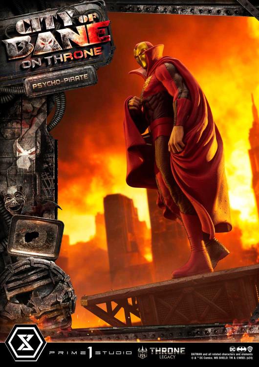 Batman: City of Bane Throne Legacy Collection Psycho-Pirate 1/4 Scale Statue Gallery Image 20