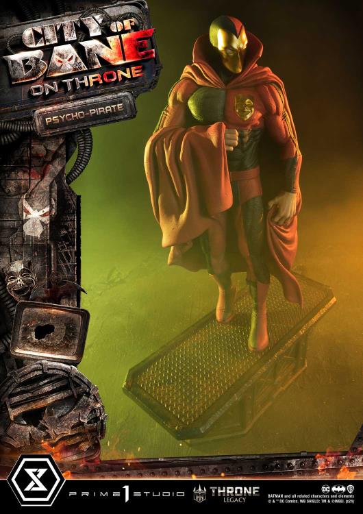 Batman: City of Bane Throne Legacy Collection Psycho-Pirate 1/4 Scale Statue Gallery Image 17