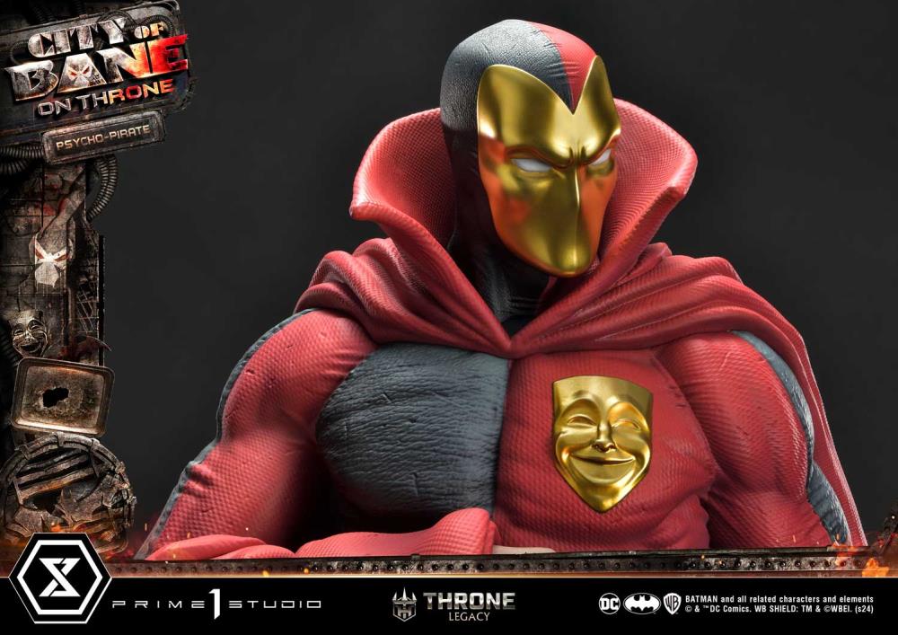 Batman: City of Bane Throne Legacy Collection Psycho-Pirate 1/4 Scale Statue Gallery Image 29