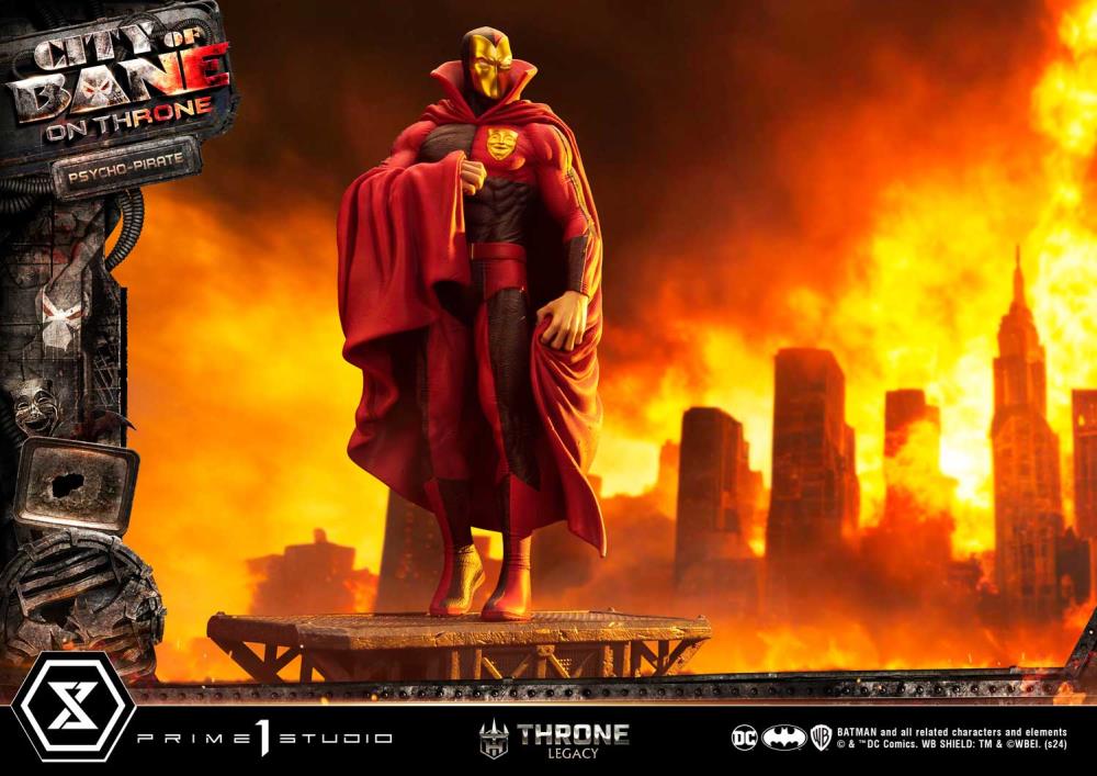 Batman: City of Bane Throne Legacy Collection Psycho-Pirate 1/4 Scale Statue Gallery Image 19