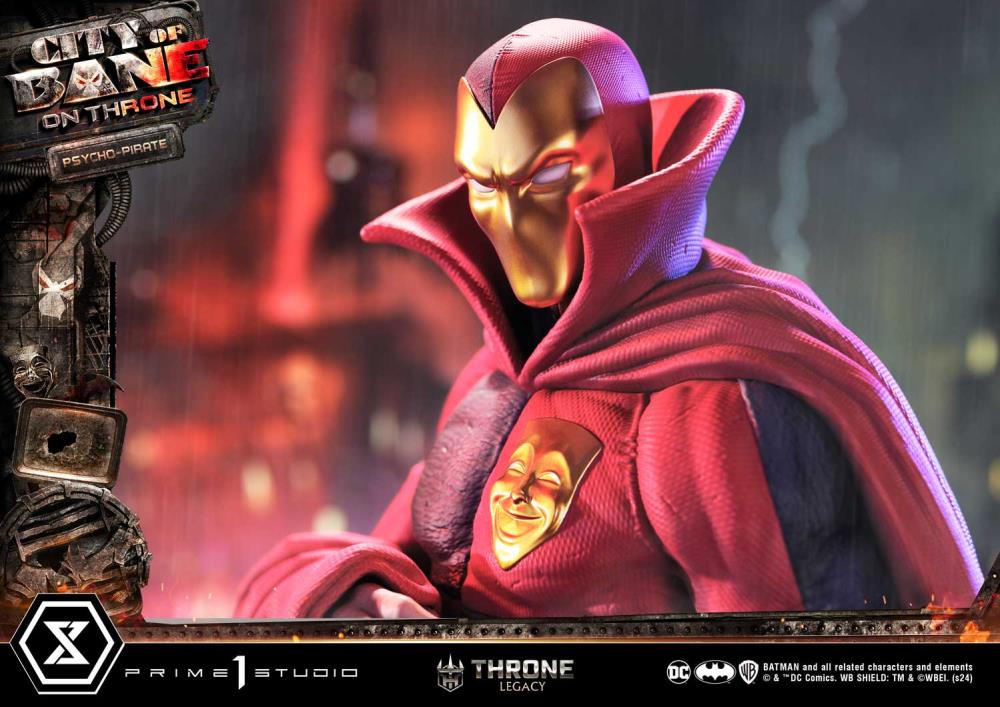 Batman: City of Bane Throne Legacy Collection Psycho-Pirate 1/4 Scale Statue Gallery Image 12