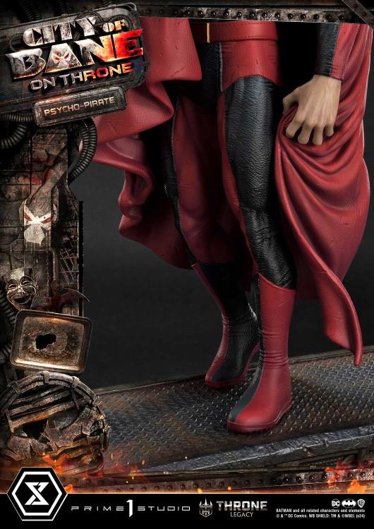 Batman: City of Bane Throne Legacy Collection Psycho-Pirate 1/4 Scale Statue Gallery Image 33