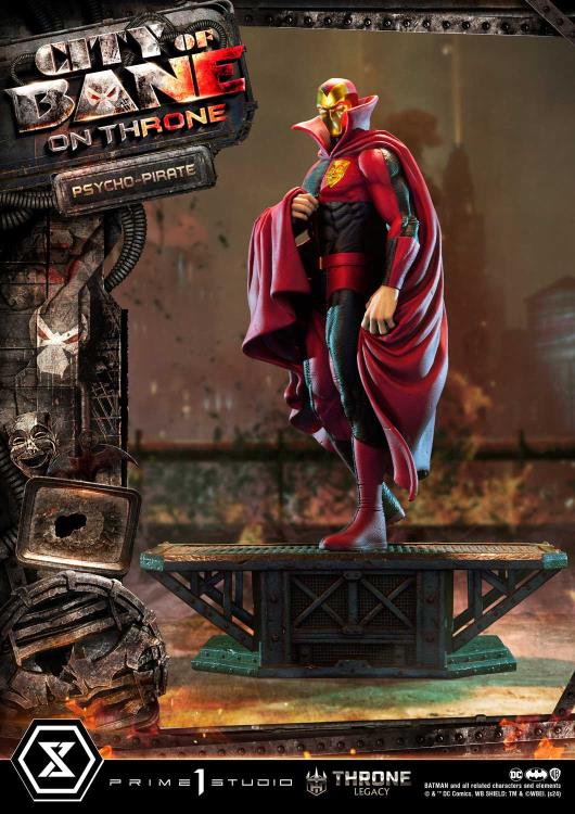 Batman: City of Bane Throne Legacy Collection Psycho-Pirate 1/4 Scale Statue Gallery Image 13