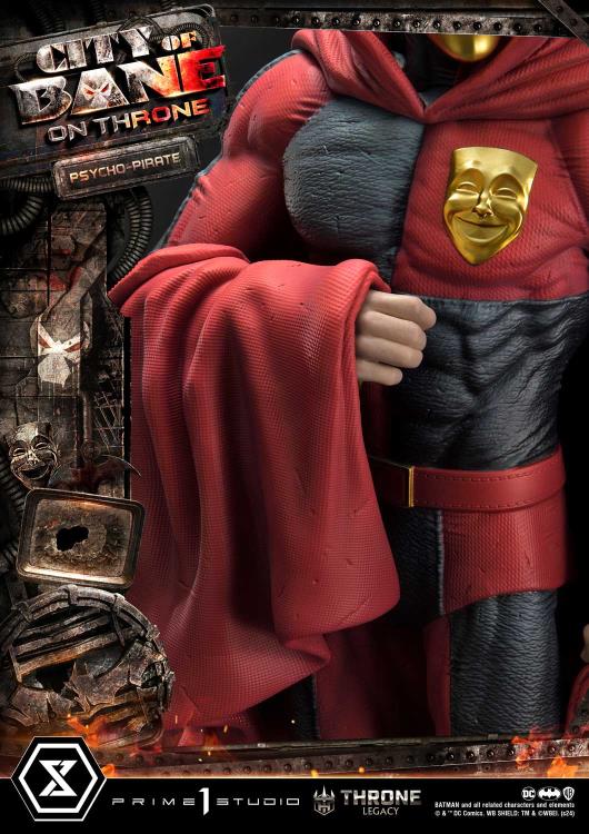 Batman: City of Bane Throne Legacy Collection Psycho-Pirate 1/4 Scale Statue Gallery Image 32