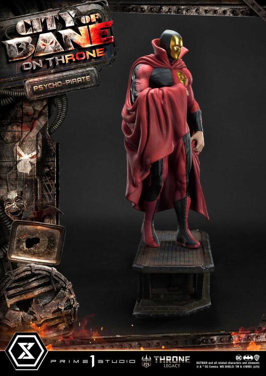 Batman: City of Bane Throne Legacy Collection Psycho-Pirate 1/4 Scale Statue Gallery Image 26