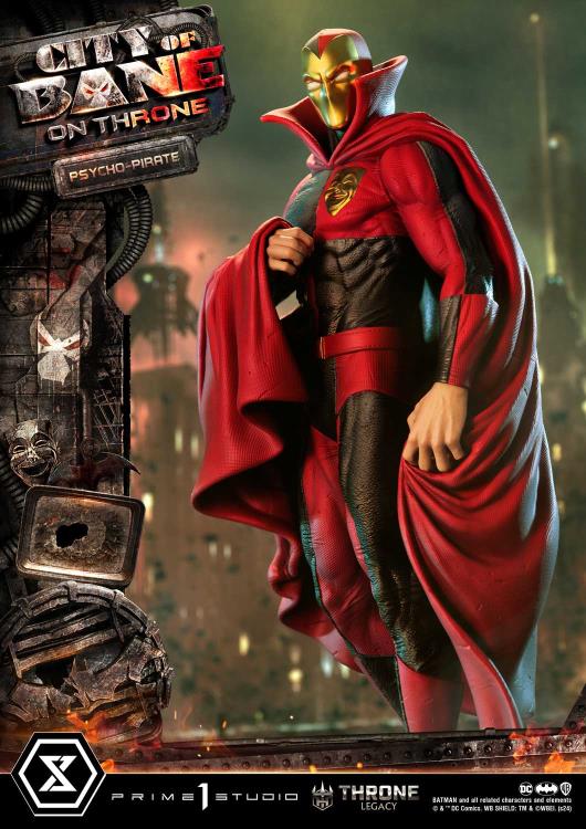 Batman: City of Bane Throne Legacy Collection Psycho-Pirate 1/4 Scale Statue Gallery Image 15