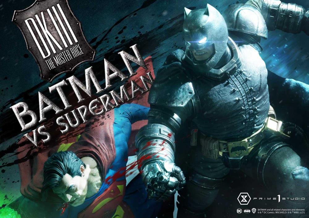 Batman: The Dark Knight Returns Ultimate Diorama Masterline Batman vs. Superman 1/3 Scale Statue Gallery Image 50