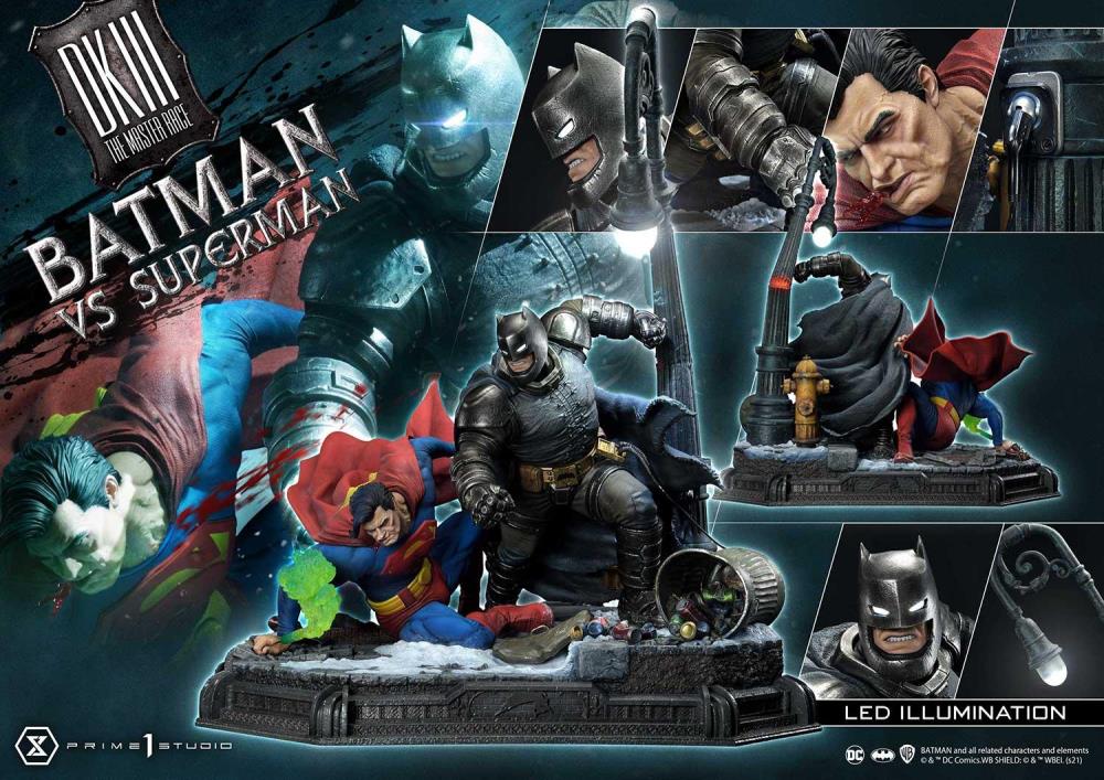 Batman: The Dark Knight Returns Ultimate Diorama Masterline Batman vs. Superman 1/3 Scale Statue Gallery Image 51