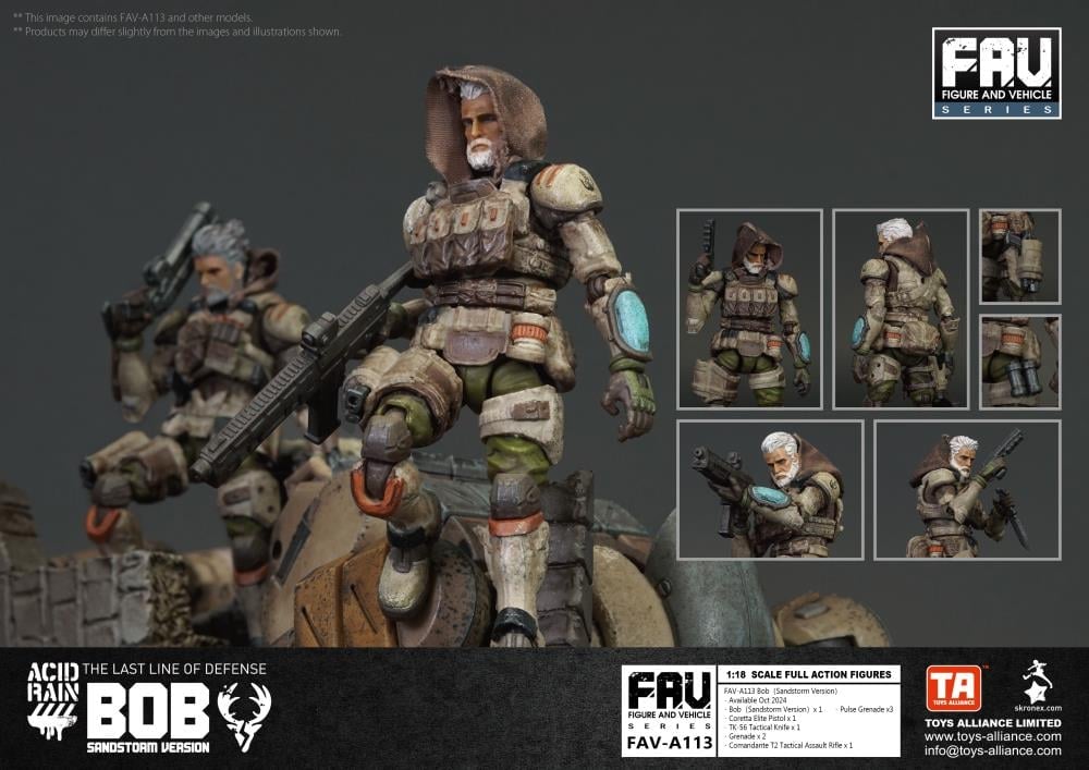 Acid Rain FAV-A113 Bob (Sandstorm Ver.) Action Figure Gallery Image 13