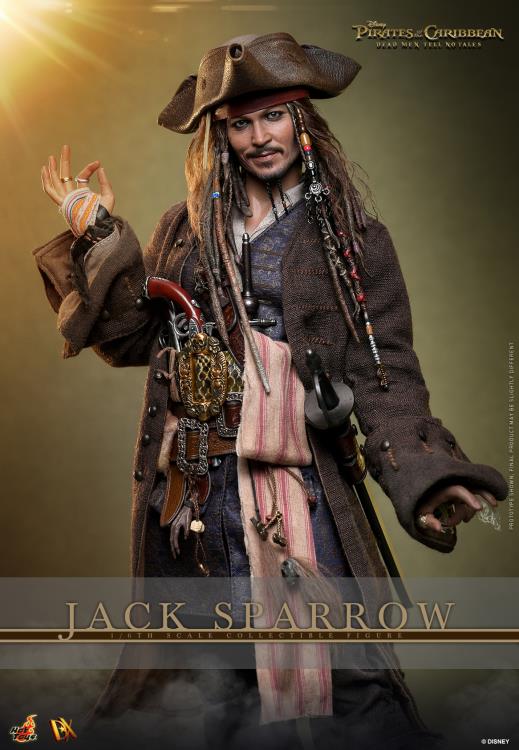 Pirates of the Caribbean: Dead Men Tell No Tales DX37 Captain Jack Sparrow 1/6th Scale Collectible Figure Gallery Image 17
