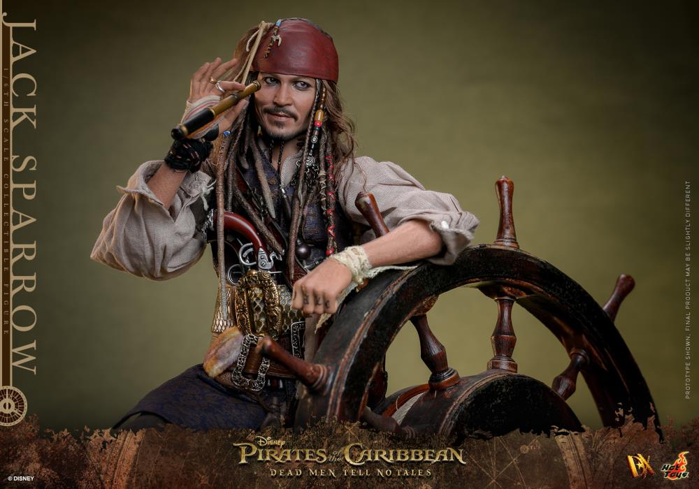 Pirates of the Caribbean: Dead Men Tell No Tales DX37 Captain Jack Sparrow 1/6th Scale Collectible Figure Gallery Image 16