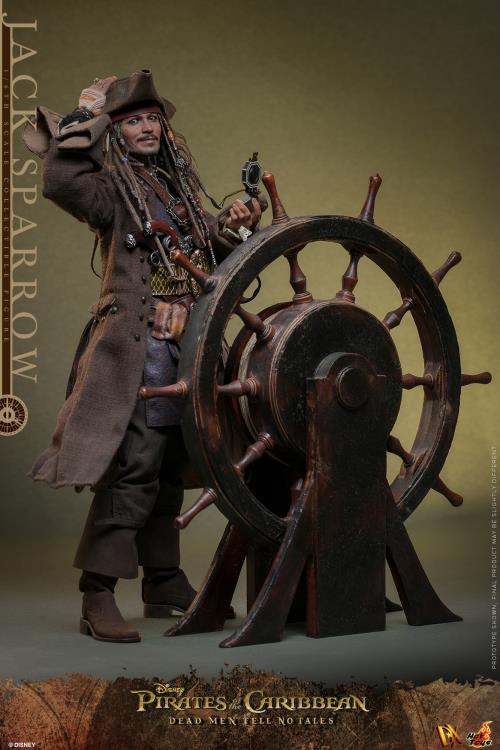 Pirates of the Caribbean: Dead Men Tell No Tales DX37 Captain Jack Sparrow 1/6th Scale Collectible Figure Gallery Image 8